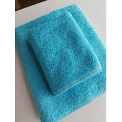 Toptan Düz Turkuaz Havlu 50x90cm %100 Pamuk 