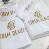Toptan Güzellik Merkezi Havlusu - Logo nakışlı Havlu  - Fiyat Teklifi İsteyiniz. 